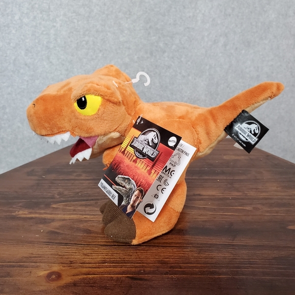 Jurassic World 10" Dinosaur TYRANNOSAURUS REX Stuffed Plush Toy New T-Rex - Picture 2 of 6